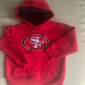 49ers NFL Branded Toddler Hoodie